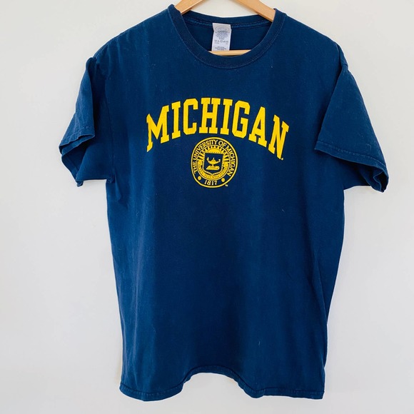Michigan University of Michigan Wolverines Cotton Tee Shirt - Picture 2 of 5